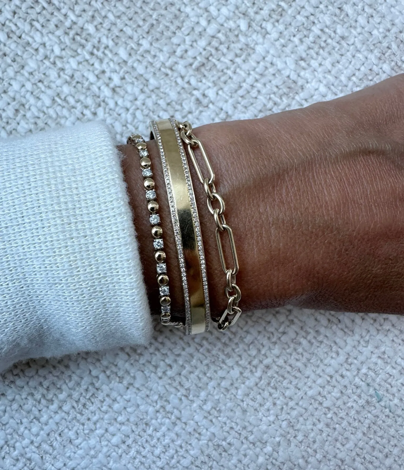 3 1 Link Paperclip Bracelet