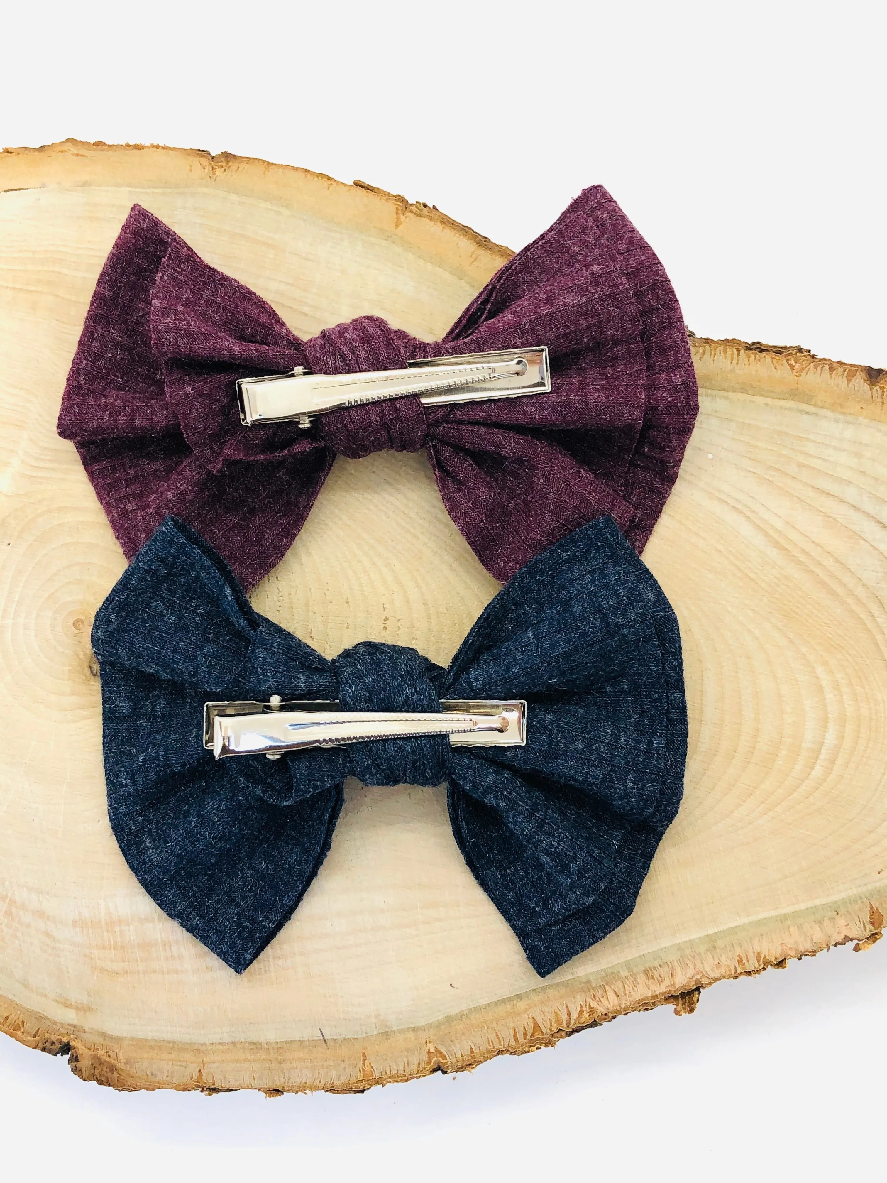 Beautiful Knit Hair Bow