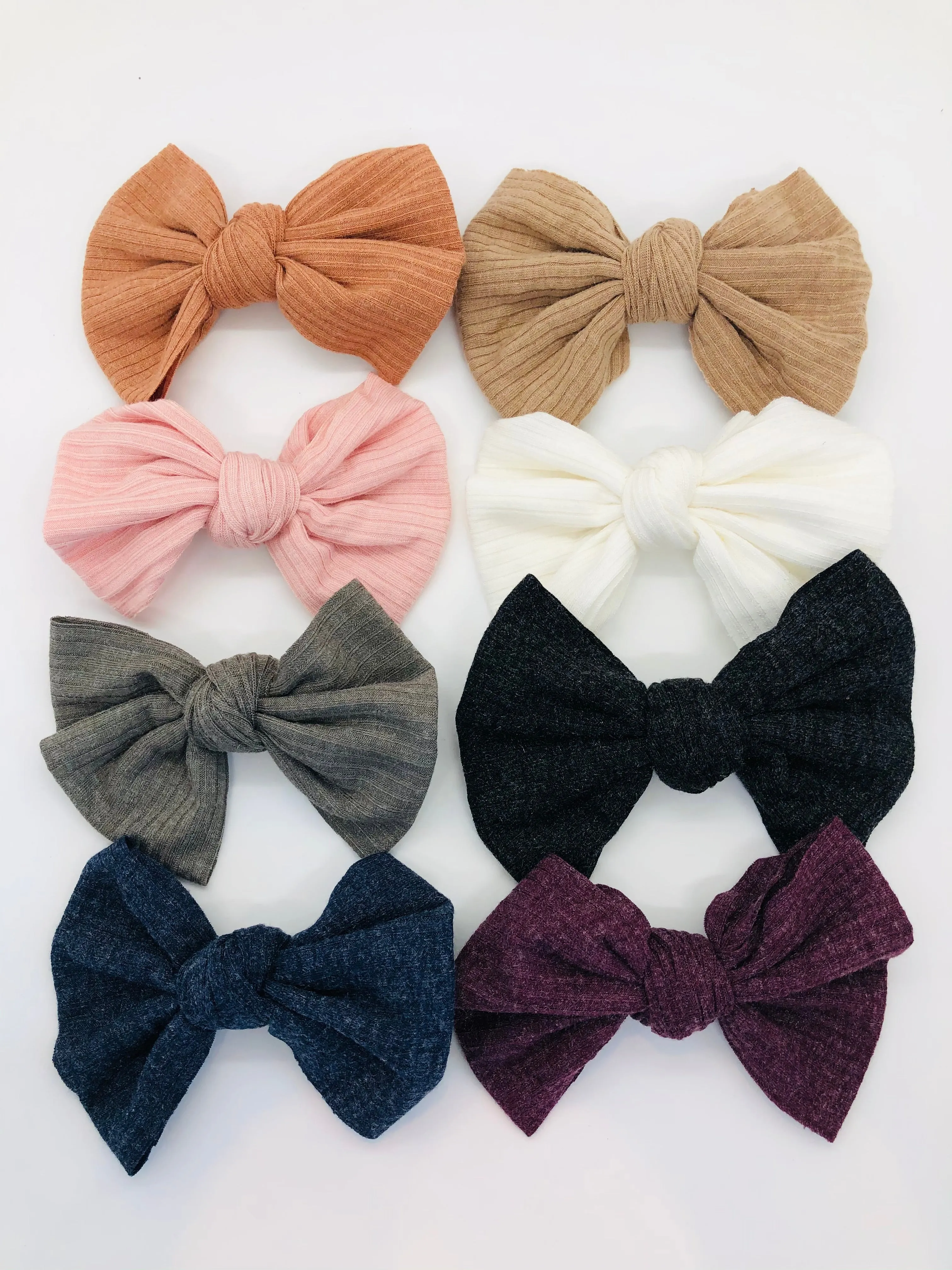 Beautiful Knit Hair Bow