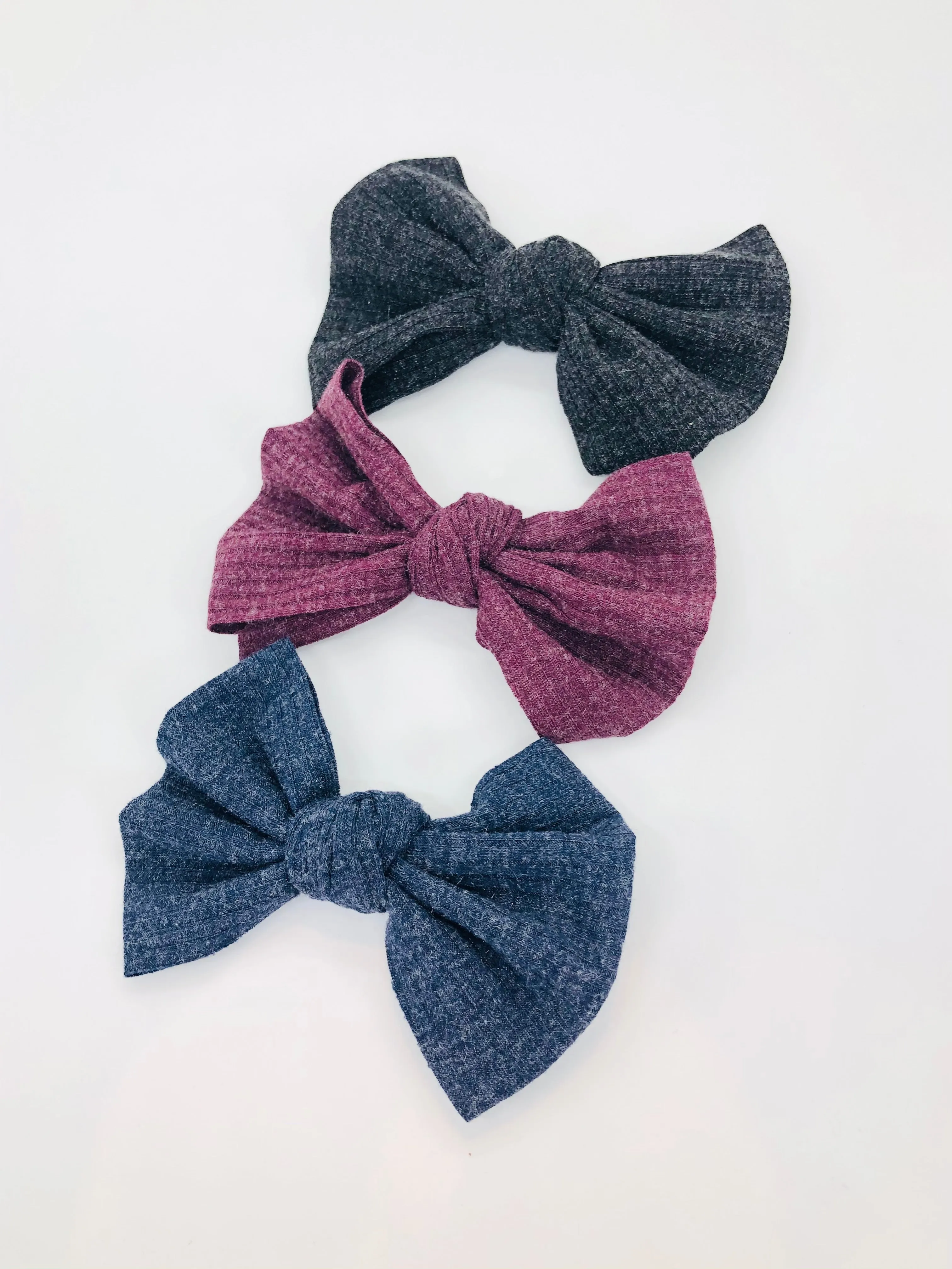 Beautiful Knit Hair Bow