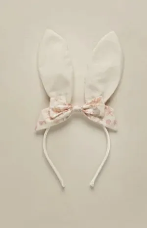 Bunny Headband Pastel Floral