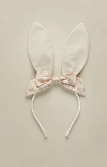 Bunny Headband Pastel Floral