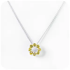 Circle of Life Necklace - Citrine