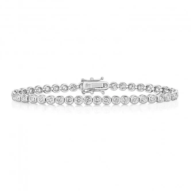Diamond Jewellery 18ct Gold Tennis Bracelet BDQ719W/GH5