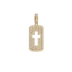 Genuine Micro Pave Diamond Solid 14k Yellow Gold Cross Pendant Jewelry FI-58YWD