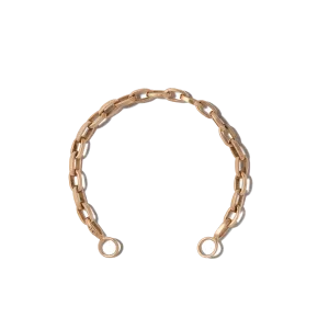 Handmade Biker Chain Bracelet in Gold