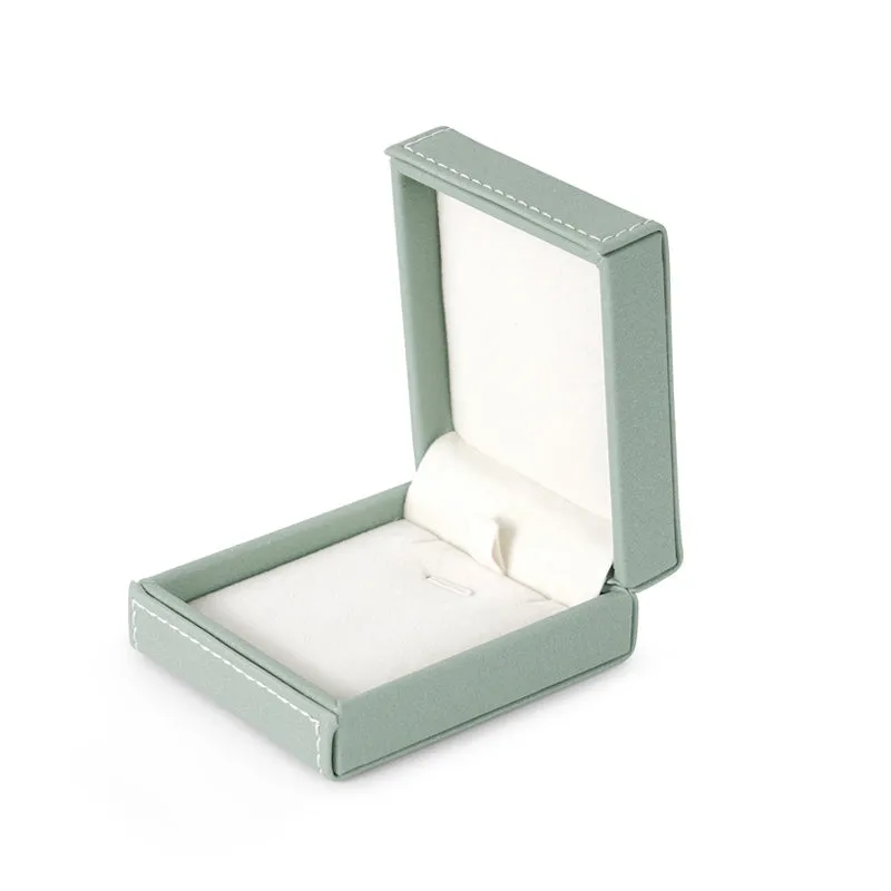 Light Green PU Leather Bracelet Chain Gift Box H120
