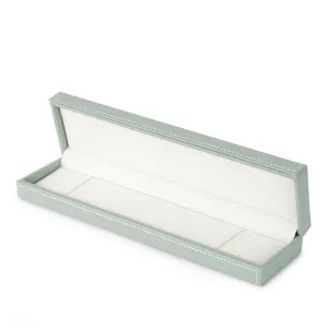Light Green PU Leather Bracelet Chain Gift Box H120