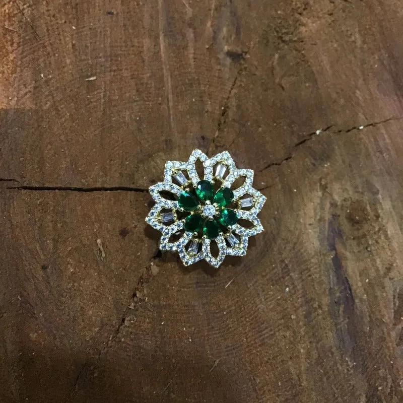 Pearl Zircon/AD Choker Set 19358-6540