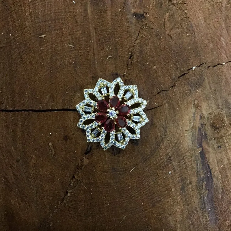 Pearl Zircon/AD Choker Set 19358-6540