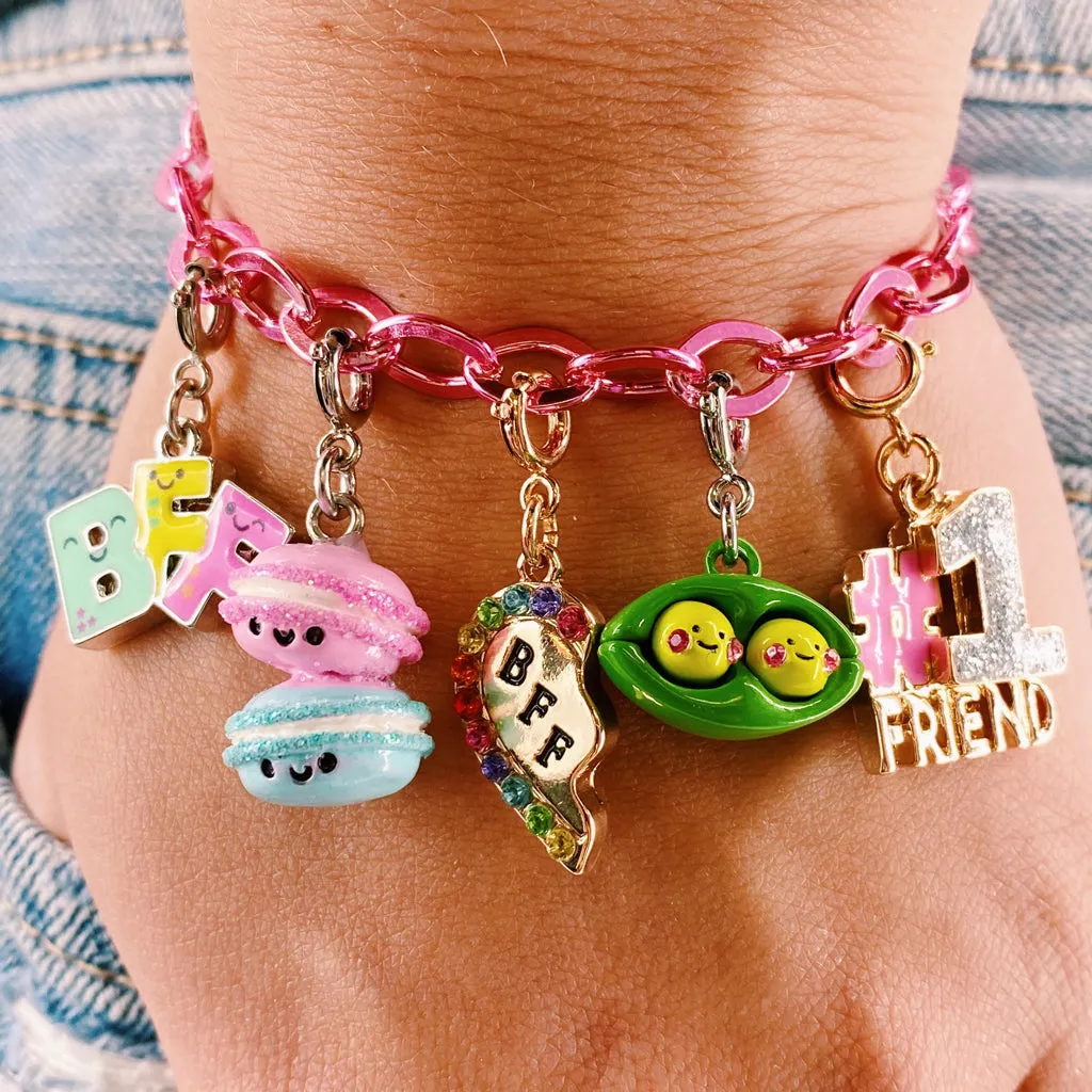Pink Chain Link Bracelet
