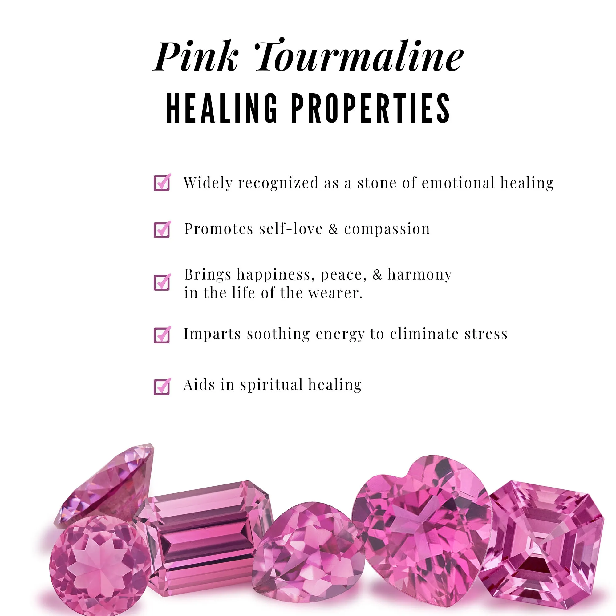Pink Tourmaline and Diamond Flower Engagement Ring with Bypass Shank