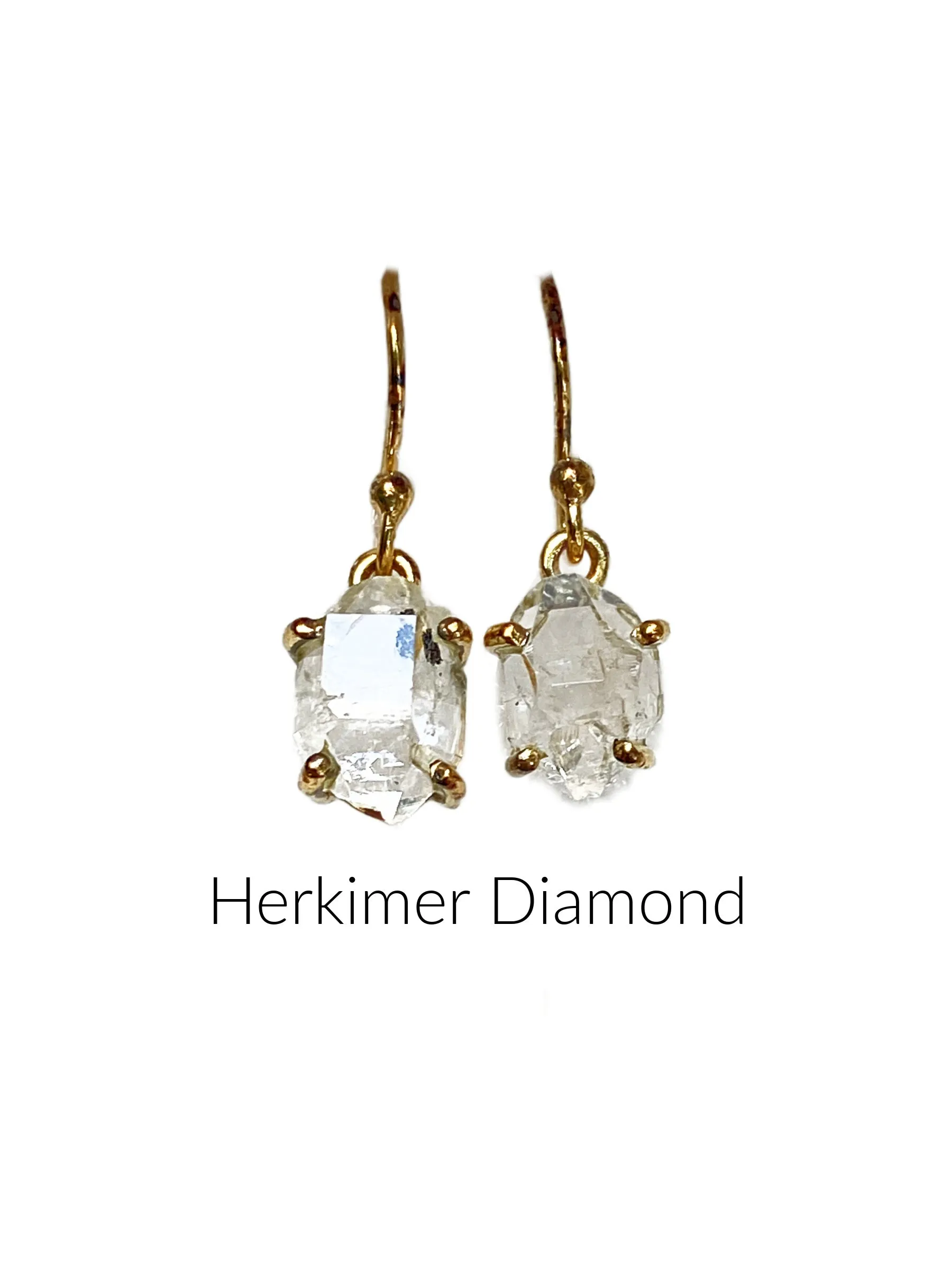 Raw Natural Gemstone Dangles