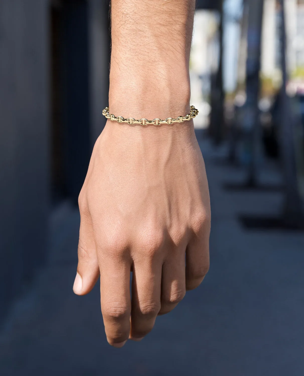 Ready to Ship - ANCHOR SEMI-SOLID Bracelet in Gold