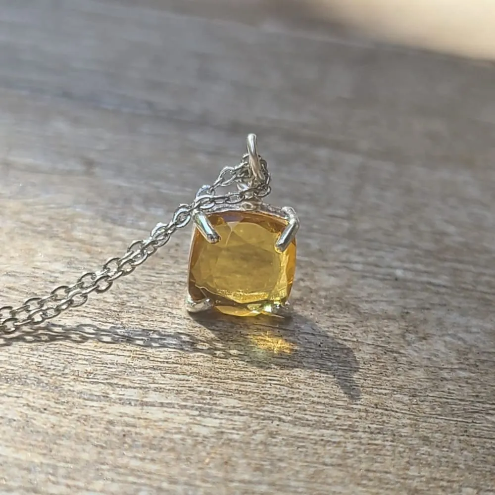 The Ashlynn - Natural Citrine Necklace