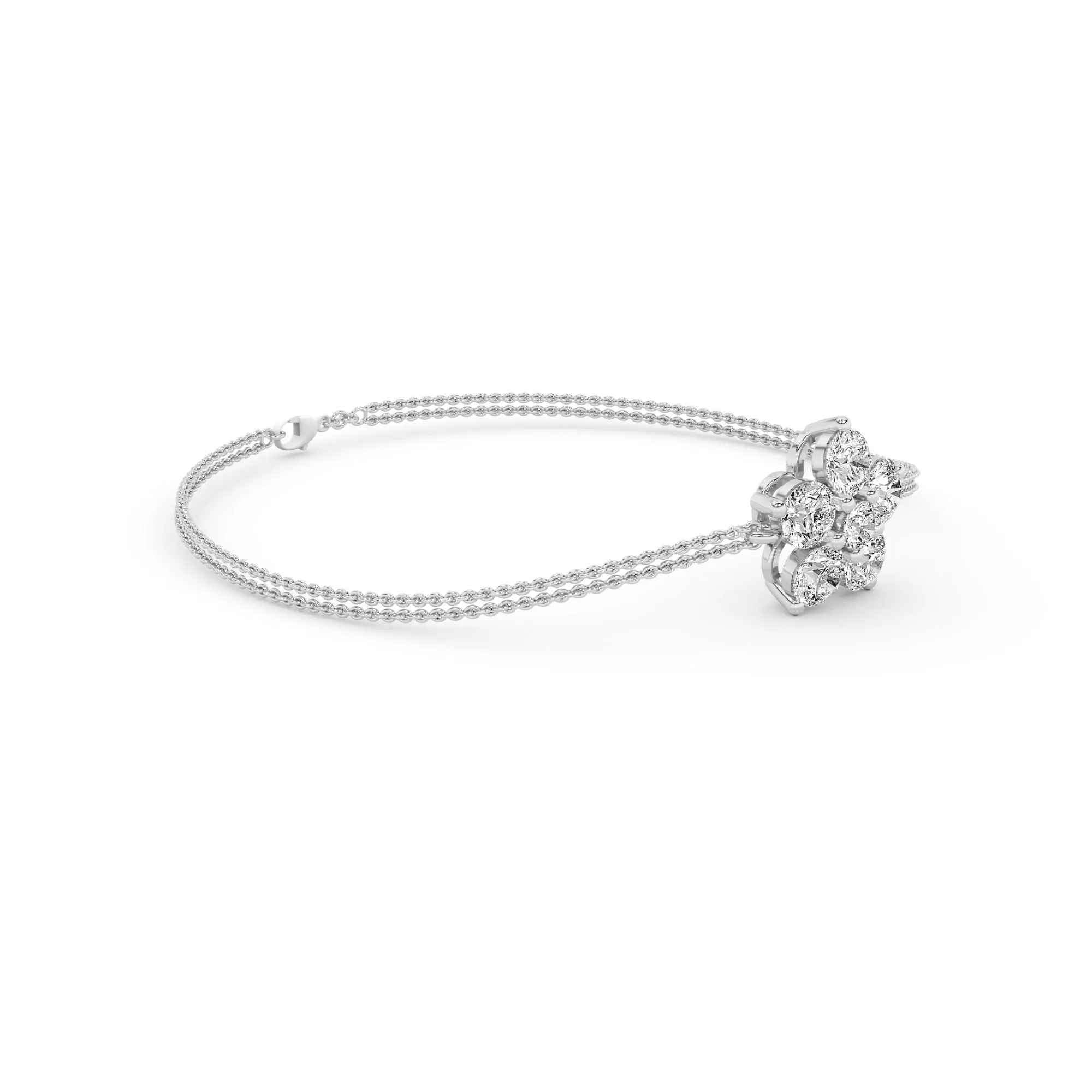 The Flower Chain Bracelet Double