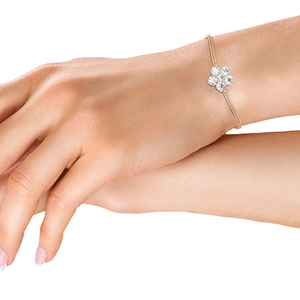 The Flower Chain Bracelet Double