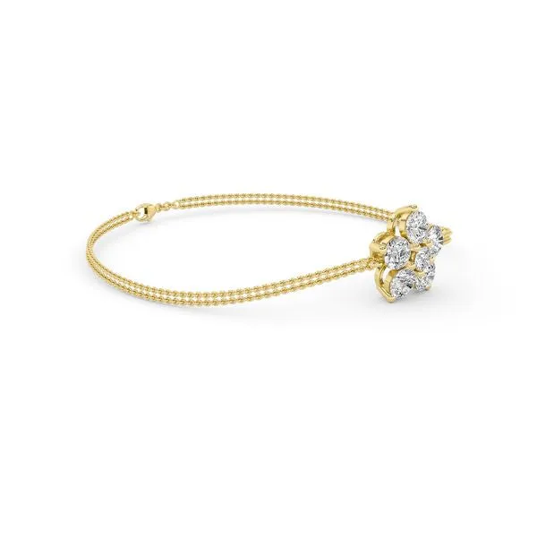 The Flower Chain Bracelet Double