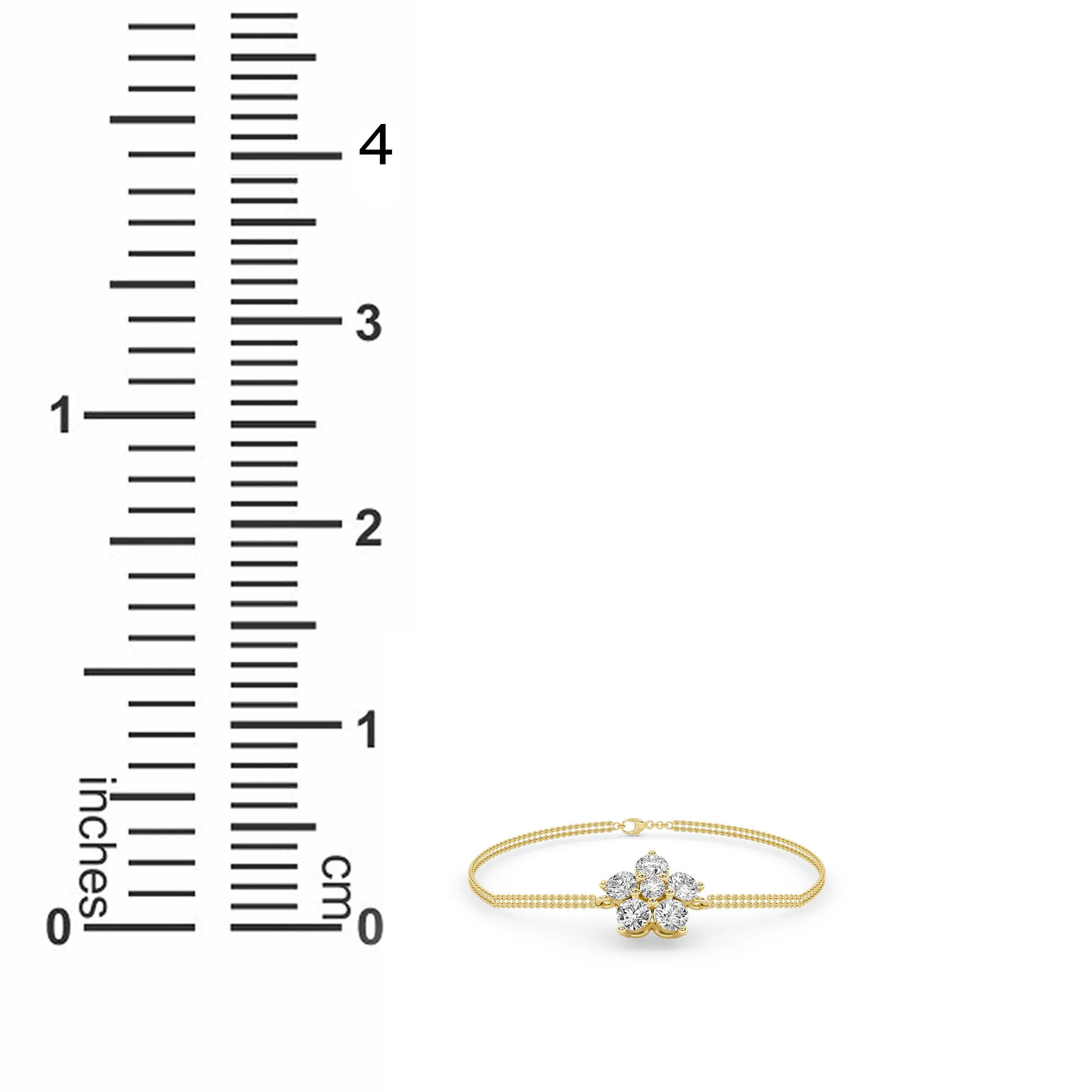 The Flower Chain Bracelet Double