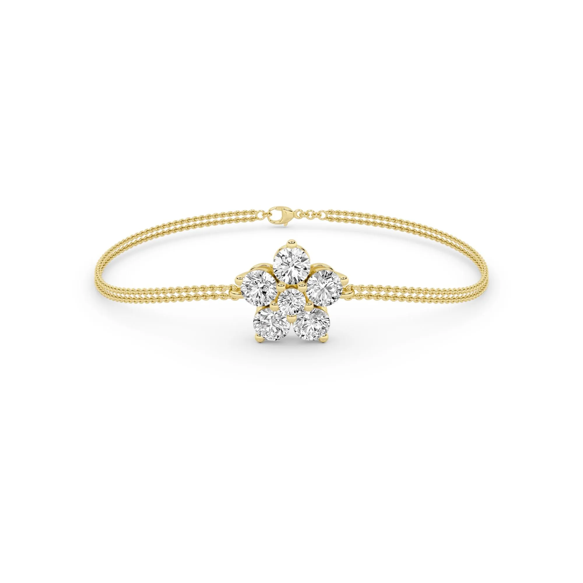The Flower Chain Bracelet Double