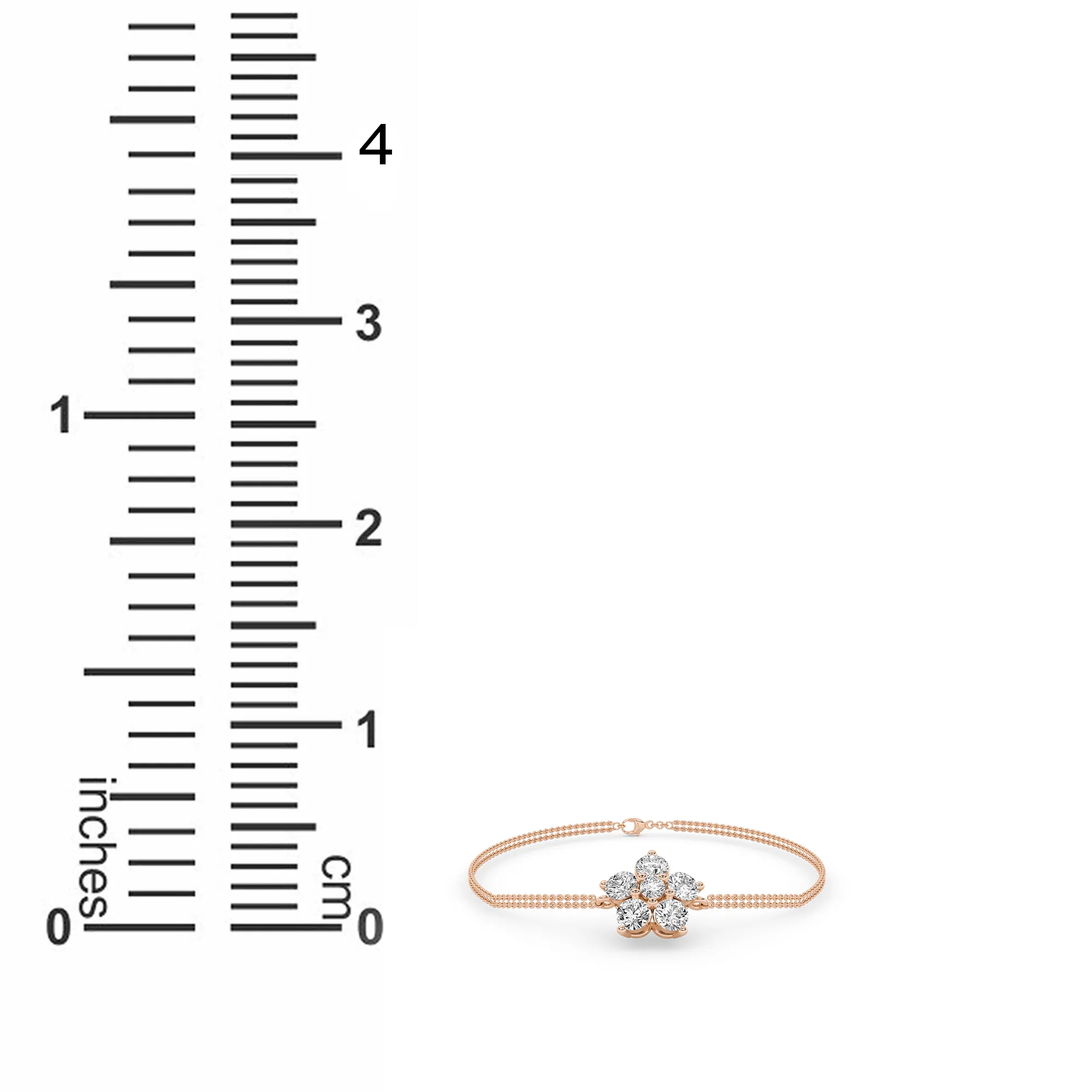 The Flower Chain Bracelet Double