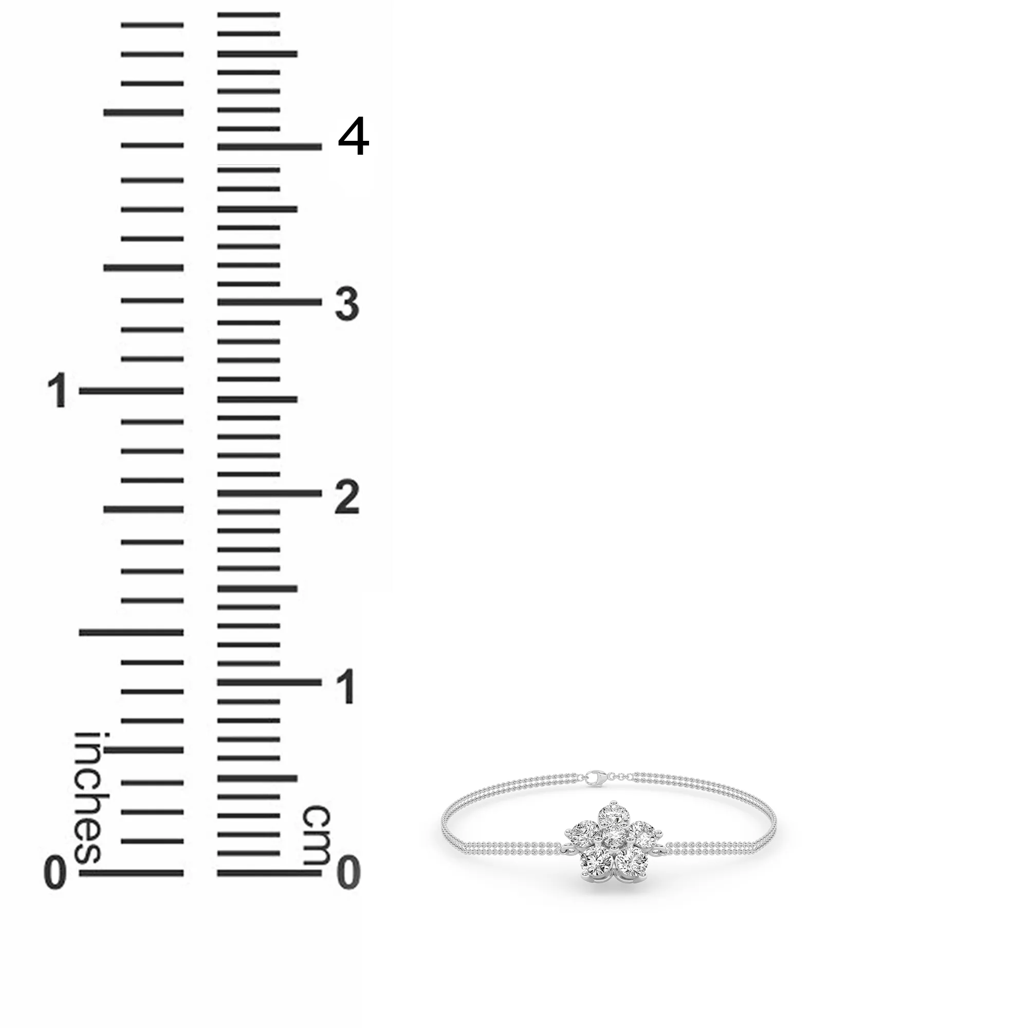 The Flower Chain Bracelet Double