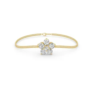 The Flower Chain Bracelet Double