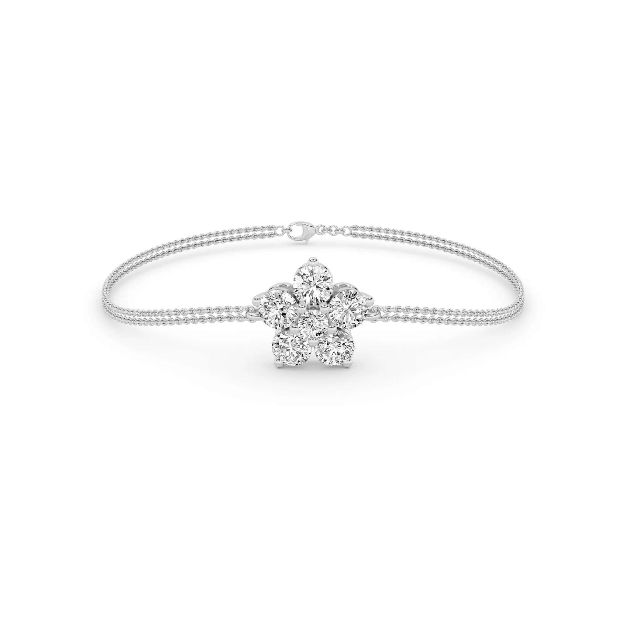 The Flower Chain Bracelet Double