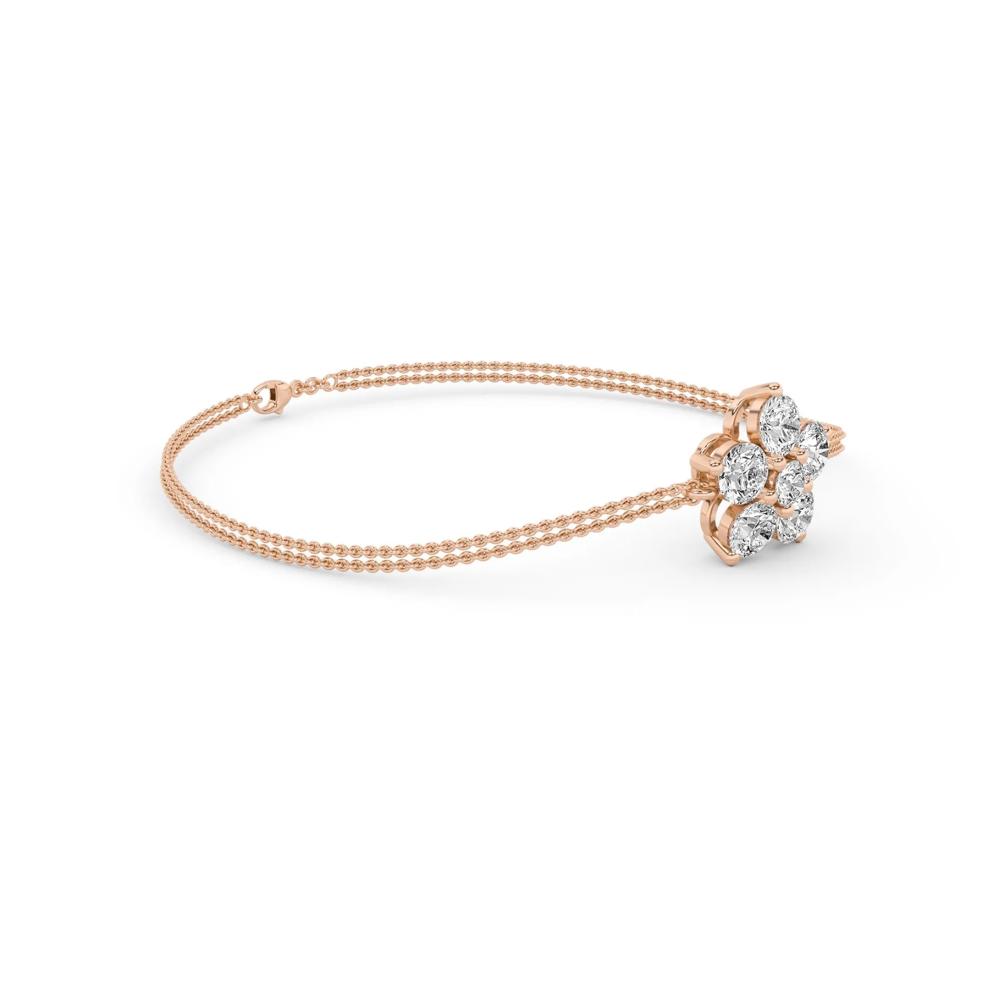 The Flower Chain Bracelet Double
