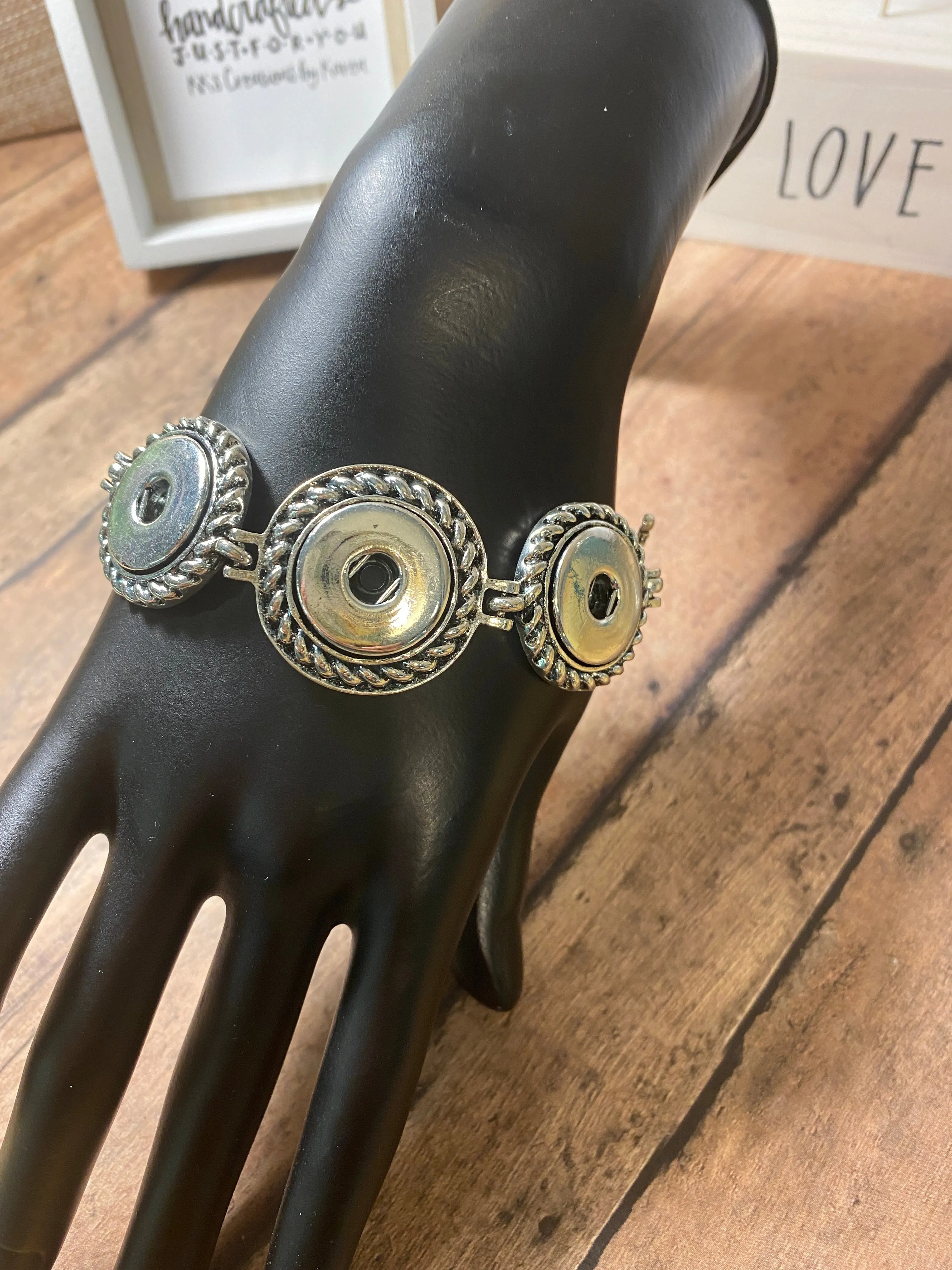 TRIPLE Snap Toggle Bracelet
