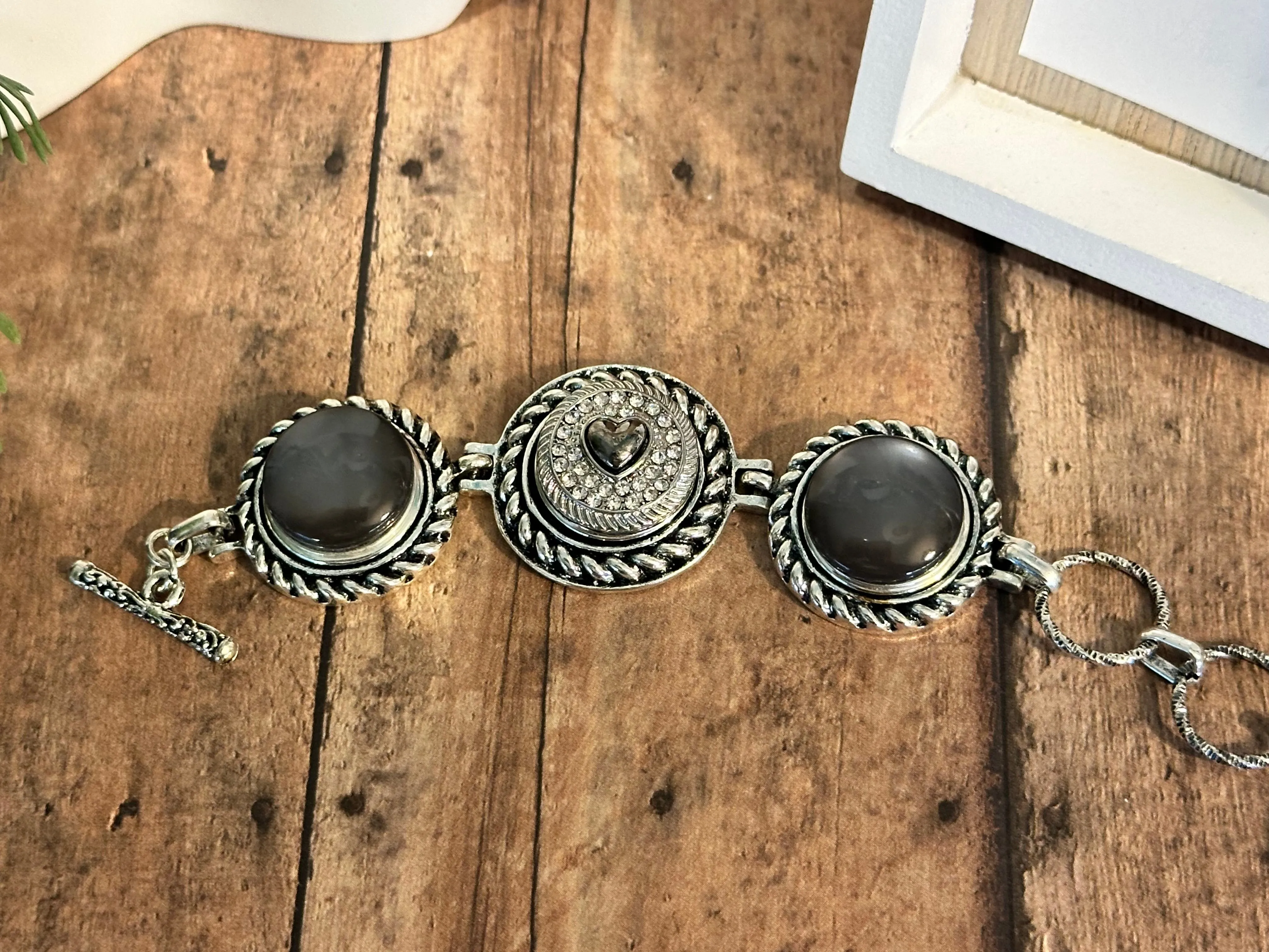 TRIPLE Snap Toggle Bracelet