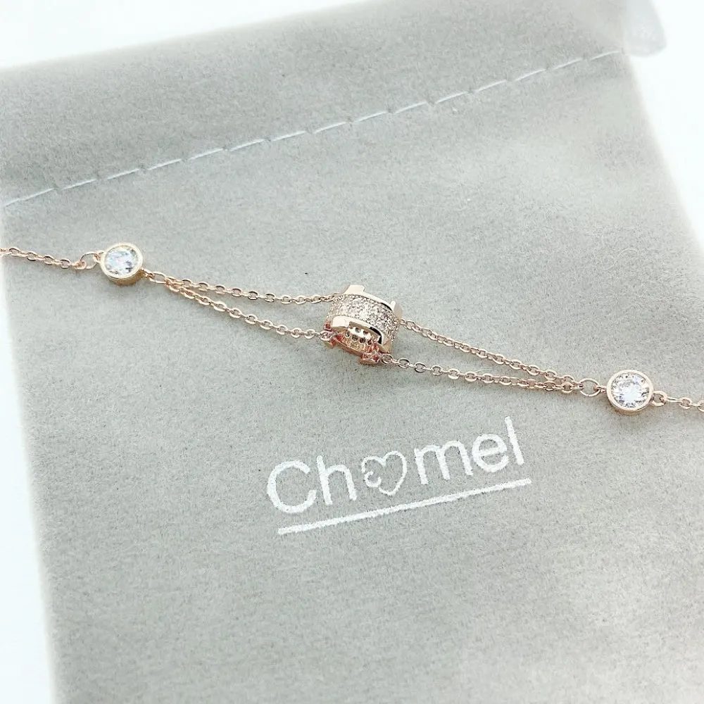 Tunnel Cubic Zirconia Bracelet