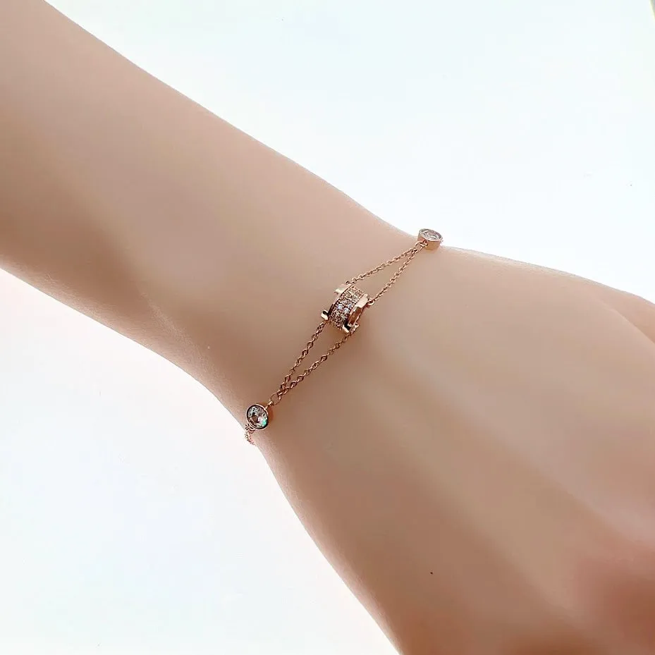 Tunnel Cubic Zirconia Bracelet