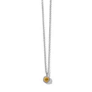 Winkie Necklace, Citrine, Silver